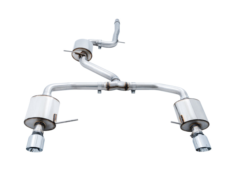 AWE Tuning 18-21 Volkswagen Jetta GLI Mk7 Touring Exhaust - Chrome Silver Tips (Fits High-Flow DP) AWE Tuning