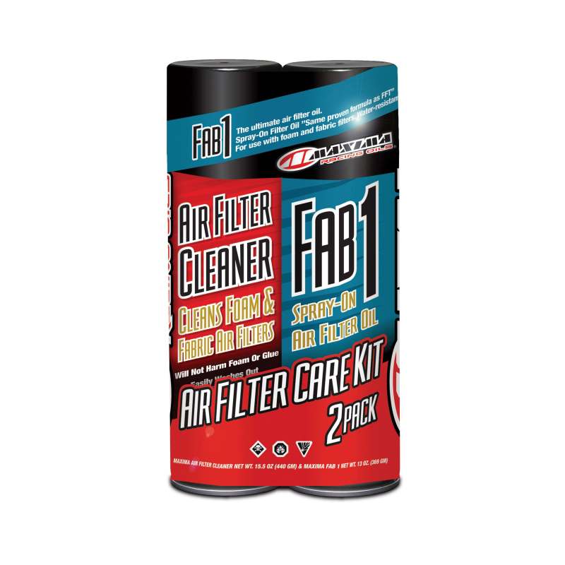Maxima Air Filter Maintenance Combo Kit 2-Pack Aerosol Maxima