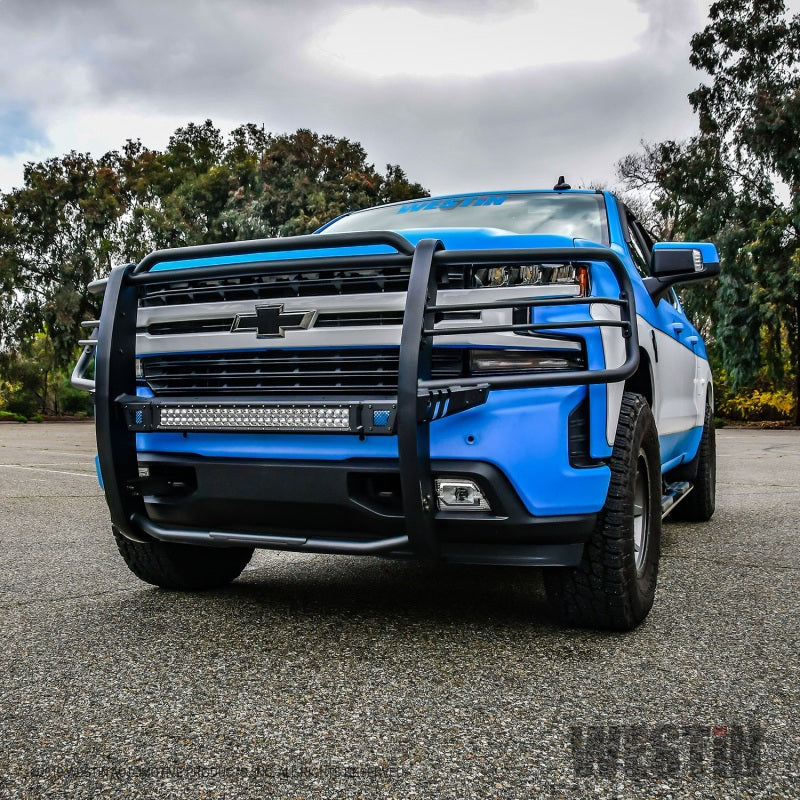 Westin 19-21 Chevy 1500 Sportsman X Grille Guard - Textured Black (Excl. 2019 Silverado LD) Westin