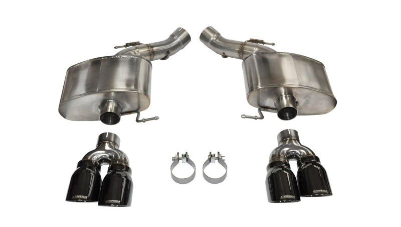 Corsa 12-15 BMW M6 F12 / F13 / F06 Black Sport Axle-Back Exhaust - eliteracefab.com