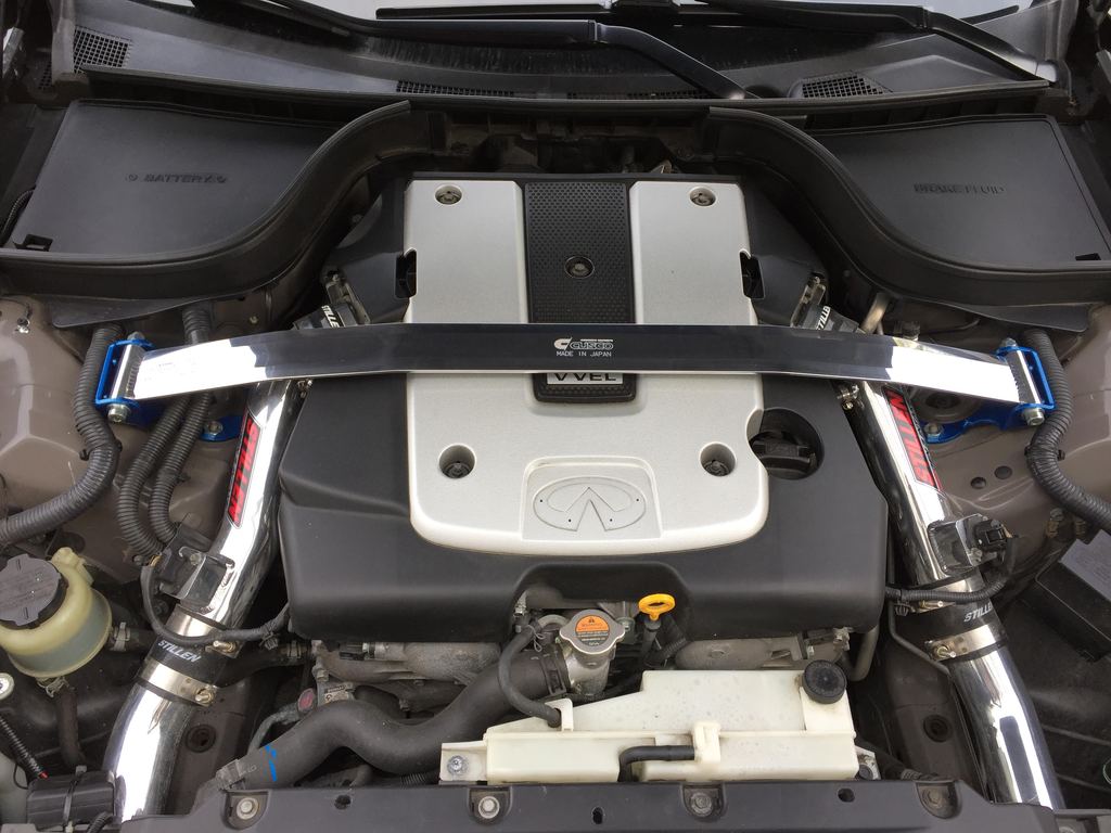 Cusco Strut Bar F-OS CKV36 NJ50 G37 coupe G35 sedan / Infiniti Q60 - eliteracefab.com