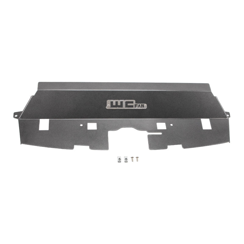 Wehrli 13-18 Cummins Fabricated Aluminum Radiator Cover - Bengal Red - WCF100546-BR