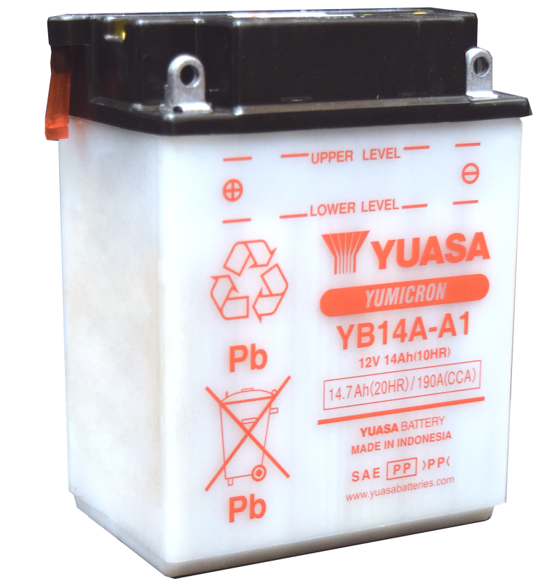 Yuasa YB14A-A1 Yumicron CX 12 Volt Battery Yuasa Battery
