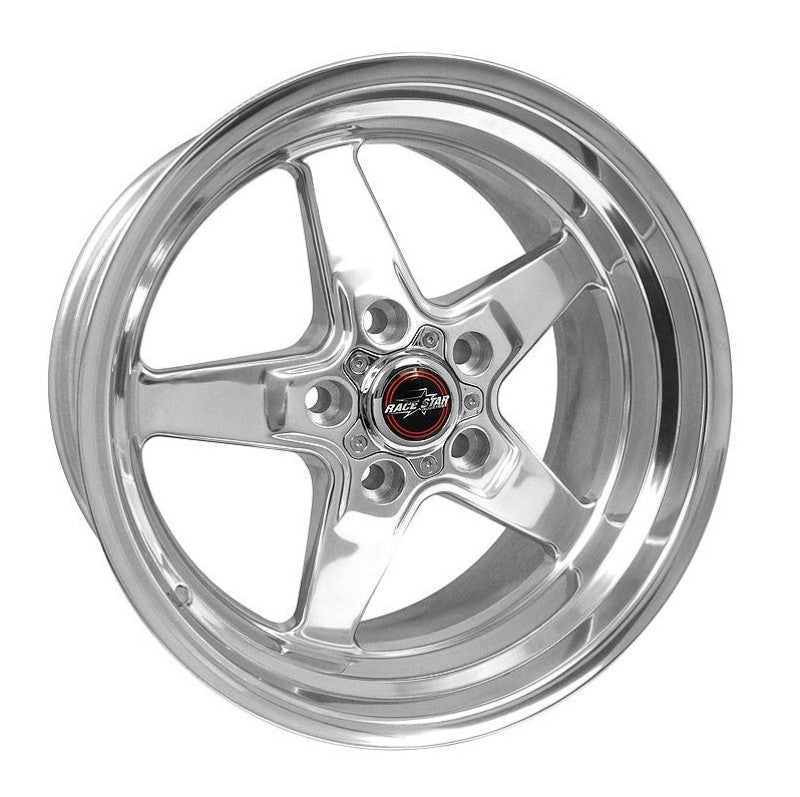 Race Star 92 Drag Star 17x9.50 5x4.75bc 7.30bs Direct Drill Polished Wheel 92-795254DP