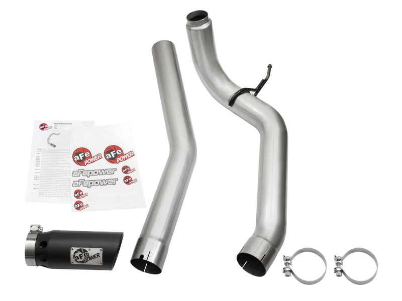 aFe ATLAS Exhaust 4in DPF-Back AL Nissan Titan XD 2016 V8-5.0L (td) aFe