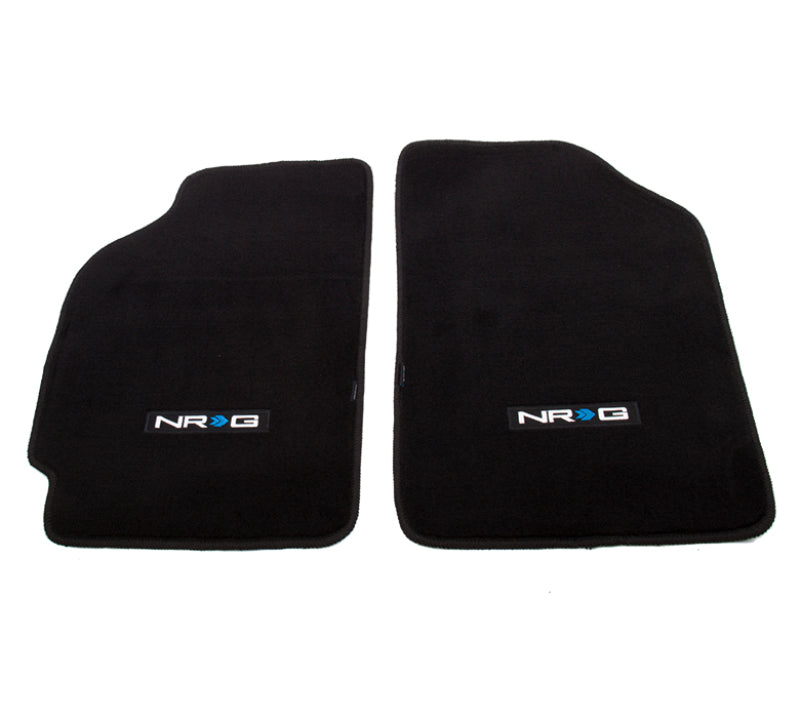 NRG Innovations NRG Logo Carpet Floor Mats for 1988-1991 Honda Civic / CRX - 2-Piece – FMR-110NRG