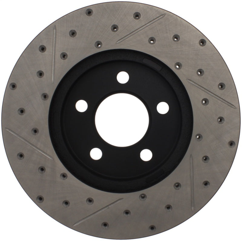 StopTech 03-09 Lincoln Town Car / 03-09 Mercury Grand Marquis Front Right Slotted & Drilled Rotor Stoptech