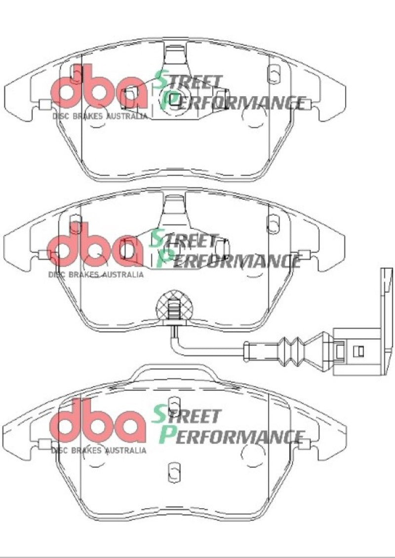 DBA Street Performance Front Brake Pads - DB1849SP DBA