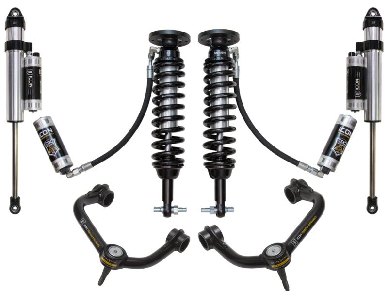 ICON 2-2.63in Stage 5 Tubular UCA Suspension System for 2015-2020 Ford F-150 4WD - K93085T