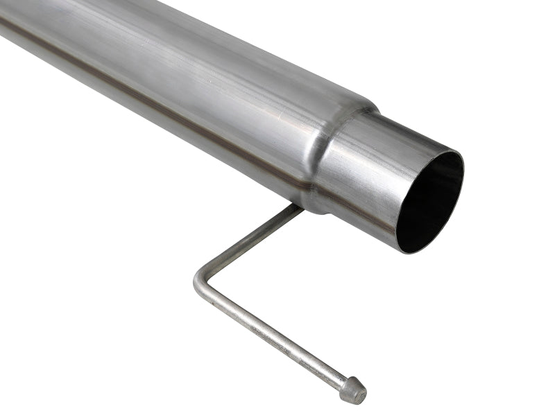 aFe Large Bore-HD 4in 409 SS DPF-Back Exh 18-19 Ford F-150 V6-3.0L (td) w/ Polished Tip aFe