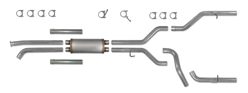 Diamond Eye KIT 3-1/2in CB DUAL GAS AL TOYOTA TUNDRA 5.7L 07-10 Diamond Eye Performance