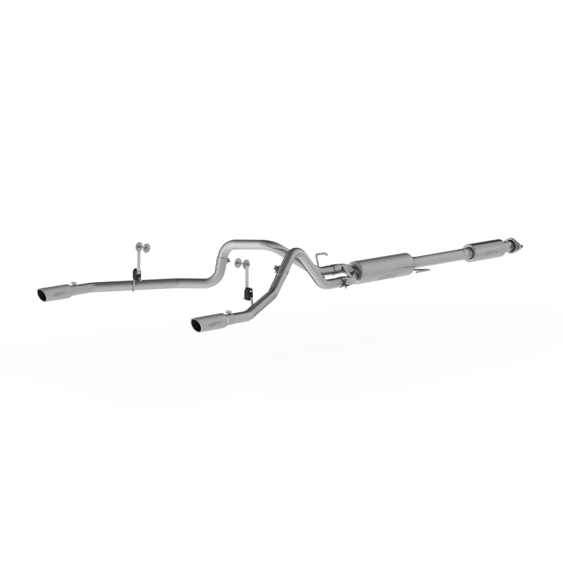 MBRP 2015 Ford F-150 5.0L 3in Cat Back Dual Split Rear Exit T409 Exhaust System - eliteracefab.com