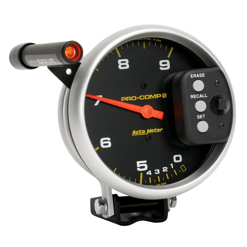 Autometer Pro-Comp 5 inch 9000 RPM Dual Range w/ Shift-Lite and Memory Tach 6852