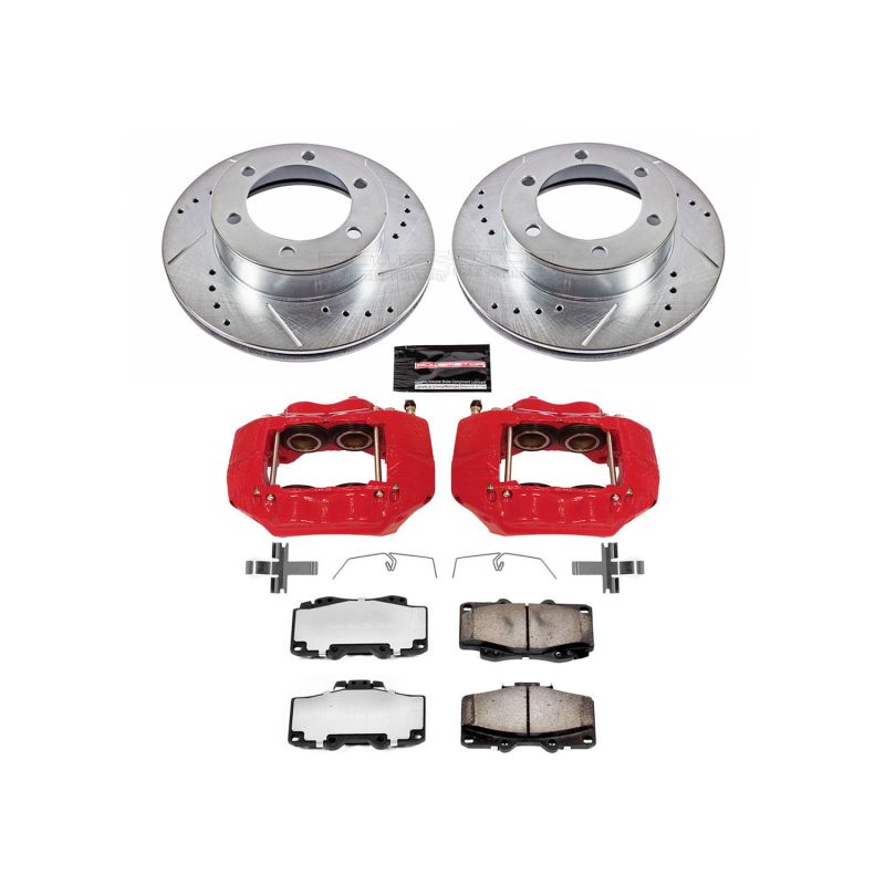 Power Stop 95-04 Toyota Tacoma Front Z36 Truck & Tow Brake Kit w/Calipers - eliteracefab.com