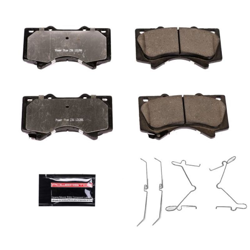 Power Stop 08-11 Lexus LX570 Front Z36 Truck & Tow Brake Pads w/Hardware - eliteracefab.com