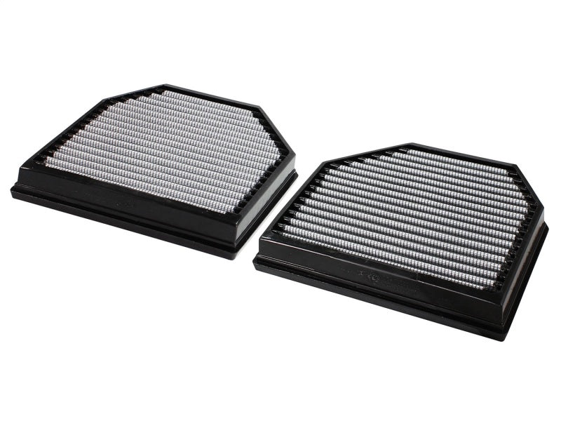 aFe MagnumFLOW OEM Replacement Air Filter PRO Dry S 2015 BMW M3/M4 (F80/F82) 3.0L S55 (tt) Qty. 2 - eliteracefab.com