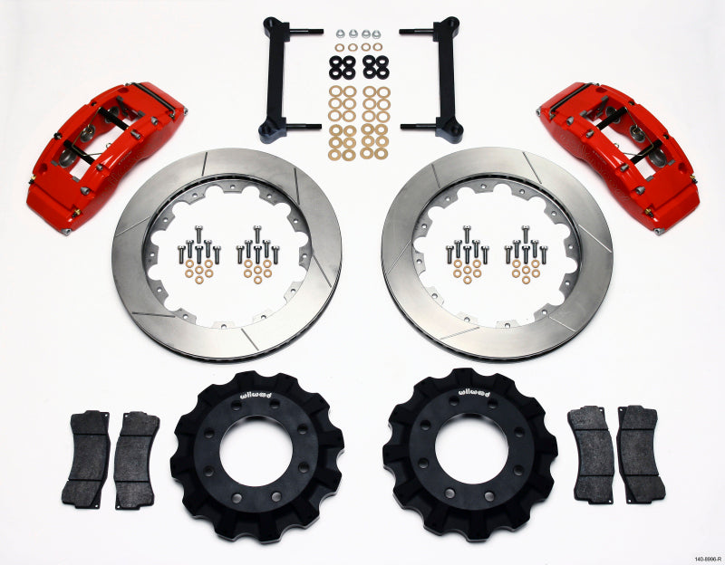 Wilwood TC6R Front Kit 16.00in Red 1999-2010 GM H2 Truck/SUV 2500 Wilwood