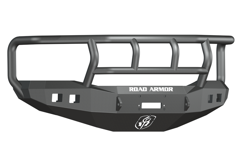 Road Armor 06-08 Dodge 1500 Stealth Front Winch Bumper w/Titan II Guard - Tex Blk Road Armor