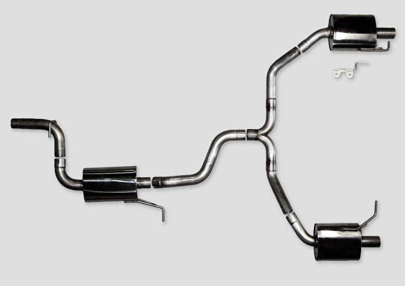 AWE Tuning VW CC Touring Edition Exhaust Dual Outlet - Diamond Black Tips AWE Tuning