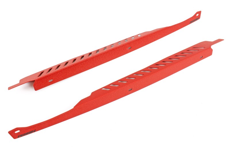 Perrin 11-14 Subaru WRX/STI Fender Shroud Set - Red - eliteracefab.com