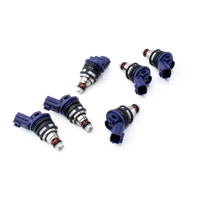 DeatschWerks 370cc JECS side-feed fuel injector set for Nissan 300ZX and Skyline RB25DET