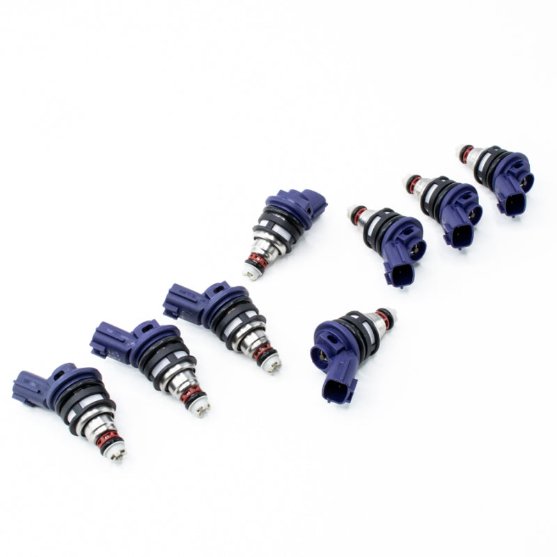 DeatschWerks 370cc matched side feed fuel injector set for 1994-1999 Nissan Q45
