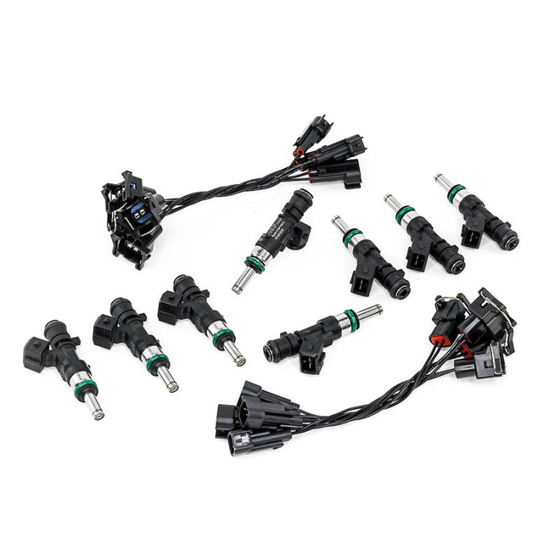 DeatschWerks 850cc top feed fuel injector set for 2015-2017 Dodge Charger and Challenger Hellcat