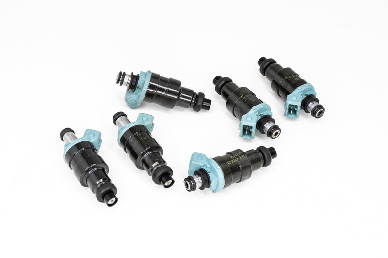 DeatschWerks 450cc low impedance universal fuel injector set with 11mm upper fitment and Minitimer connectors
