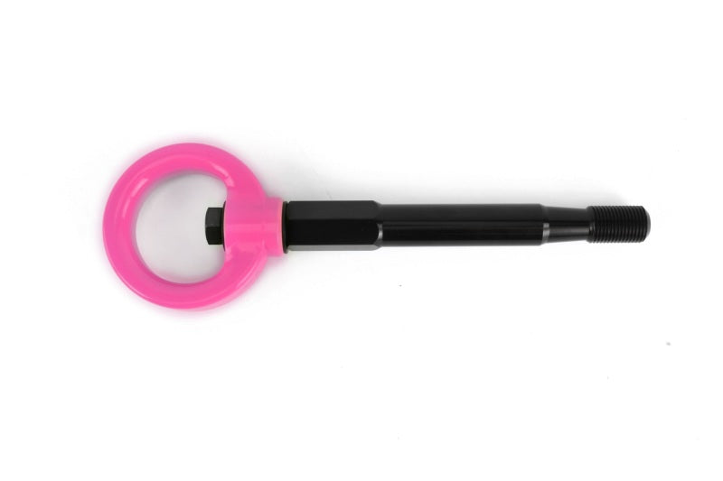 Perrin 2022 Subaru WRX / 18-21 Crosstrek Tow Hook Kit (Rear) - Hyper Pink Perrin Performance