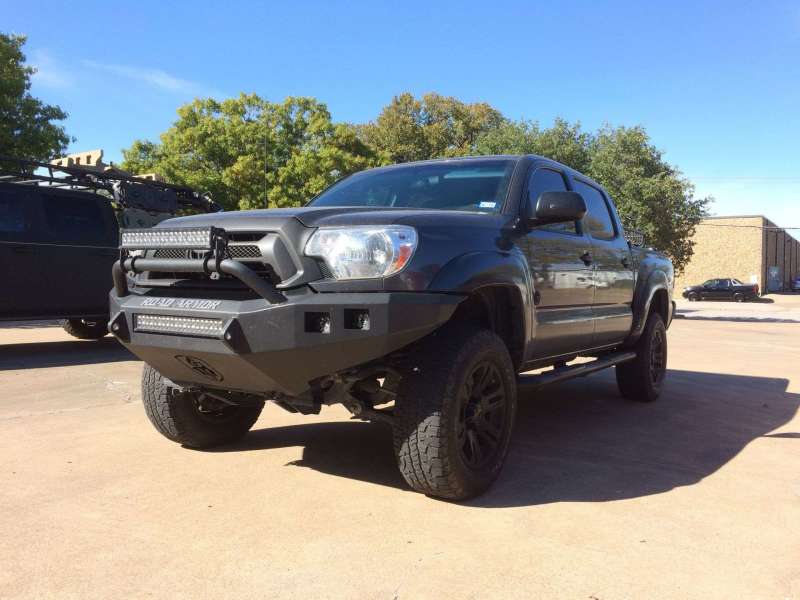 Road Armor 12-15 Toyota Tacoma Stealth Front Bumper w/Pre-Runner Guard - Tex Blk Road Armor