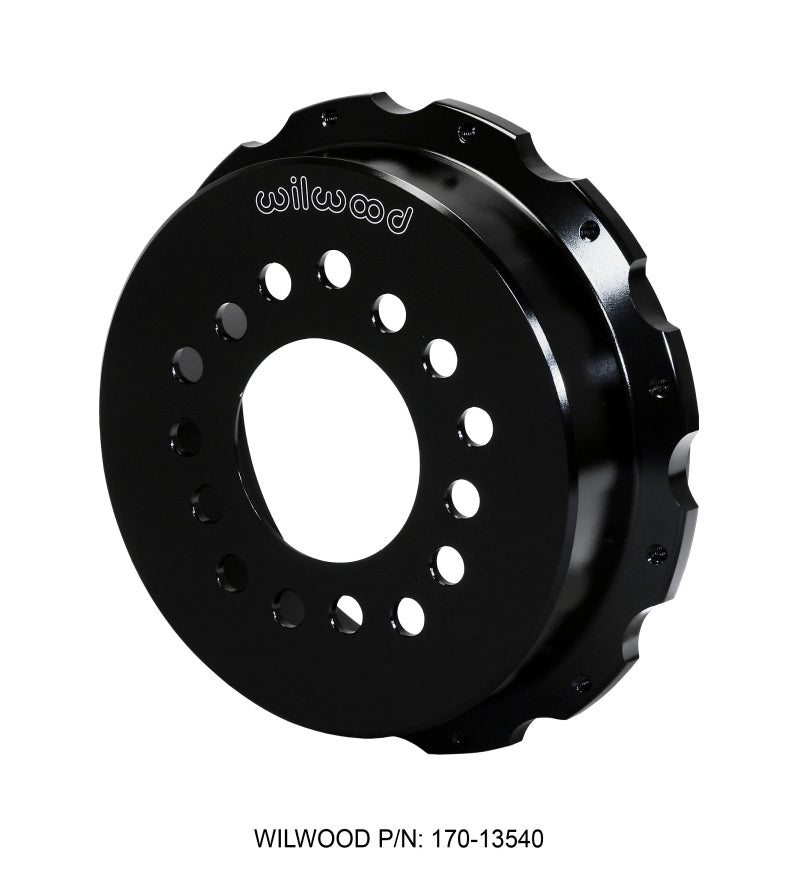 Wilwood Hat-Park Brake 1.95in Offset - Aluminum Multi-5 Lug - 12 on 8.75in Wilwood