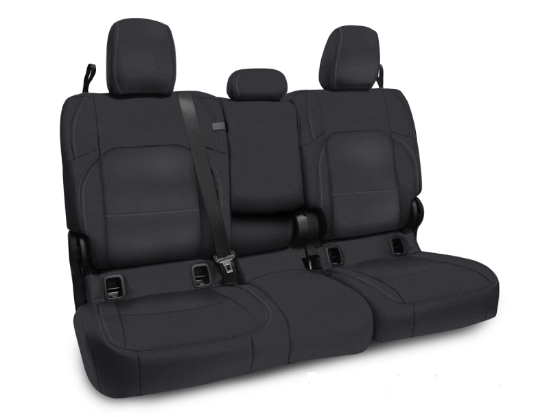 PRP 2020+ Jeep Gladiator JT Rear Bench Cover with Leather Interior - All Black B056-02