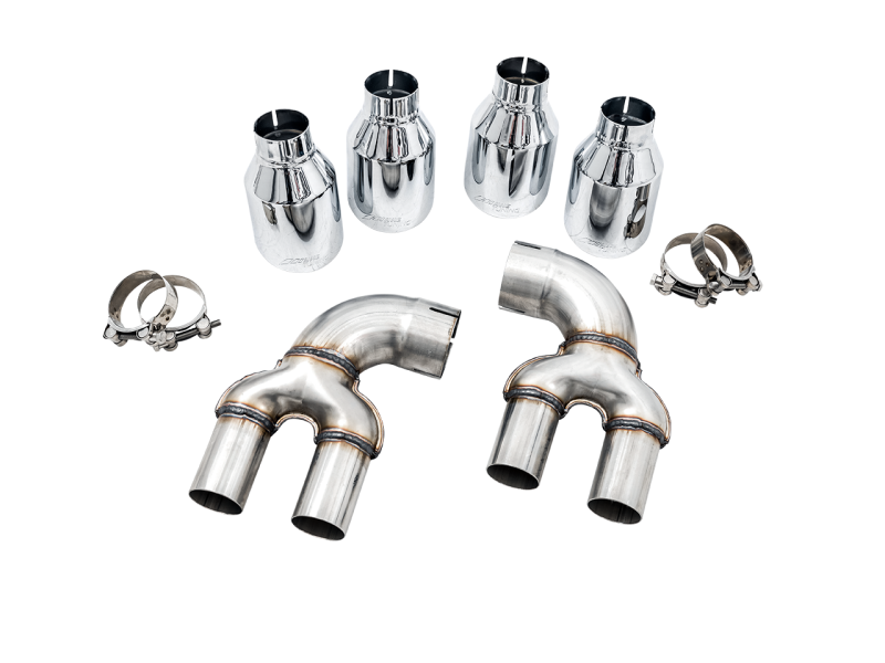 AWE Tuning 2019+ BMW M340i (G20) OE-Config-To-Quad Tip Conversion Kit - Diamond Black Tip - eliteracefab.com