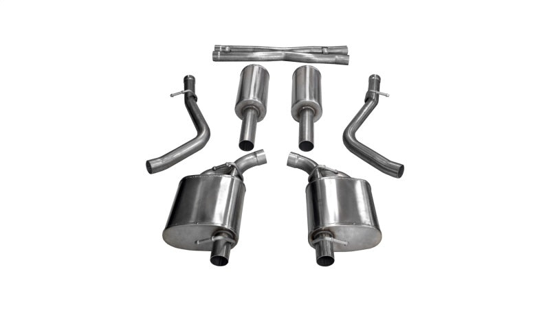 Corsa 15-20 Dodge Charger/300 Sedan 3.6L 2.5in Cat-Back Dual Rear Exit (re-uses stock exhaust bezel) CORSA Performance