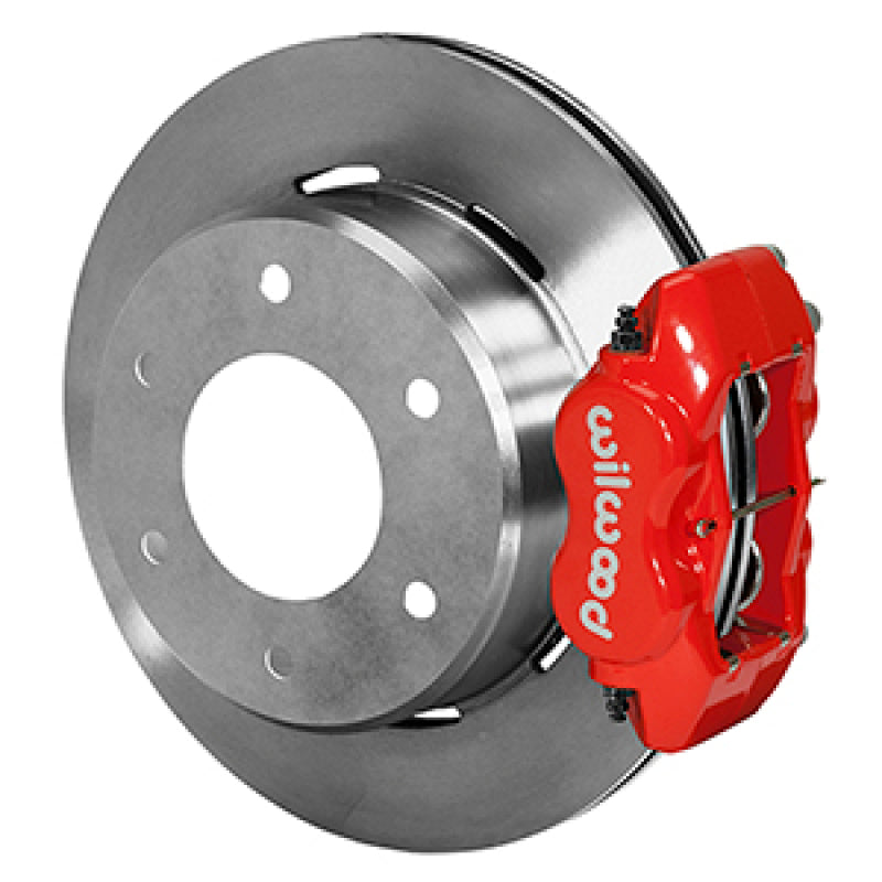 Wilwood 63-87 C10/C15 Dynalite FDLI Red Calipers 12.19in x .81in Rotors 6-Lug Rear Disc Brake Kit Wilwood