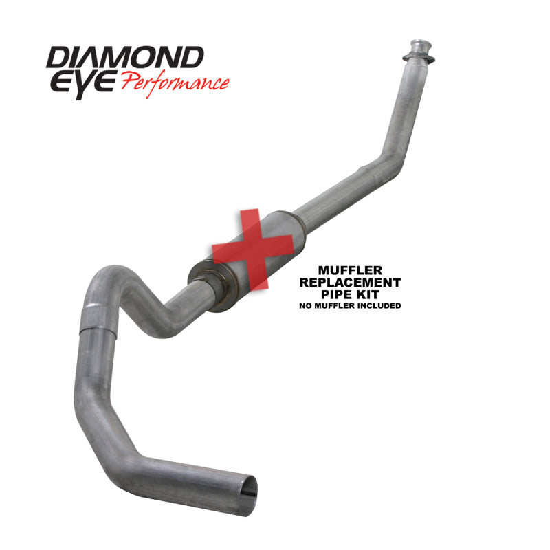 Diamond Eye KIT 4in TB HX40 DWNP 221040 SGL AL 94-02 CUMMINS 5 9L NO WARRANTY ON FITTMENT-CSTM KIT Diamond Eye Performance