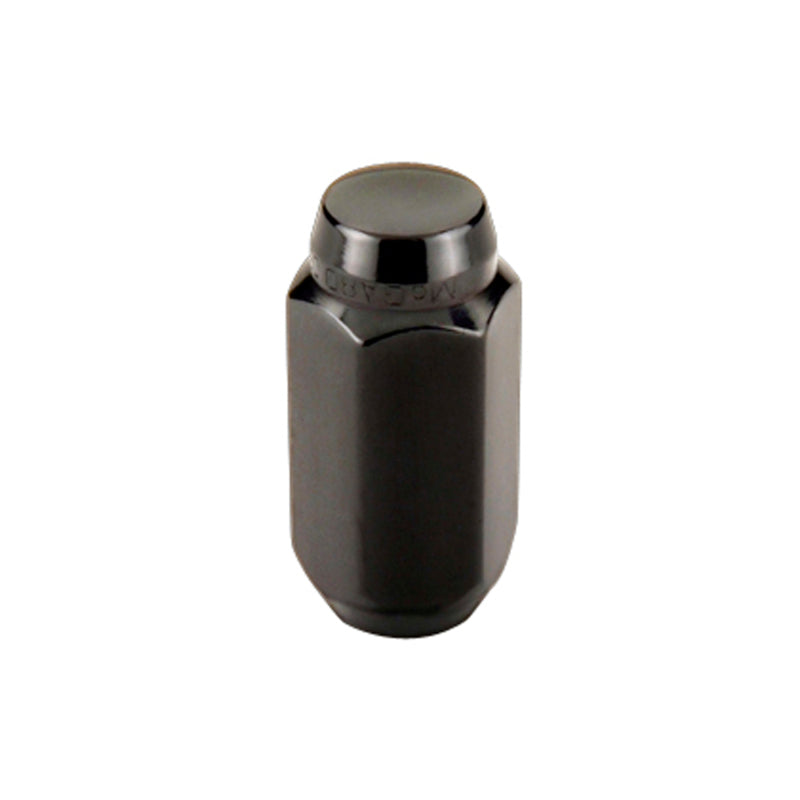 McGard Hex Lug Nut (Cone Seat) M14X1.5 / 22mm Hex / 1.945in. Length (4-Pack) - Black McGard