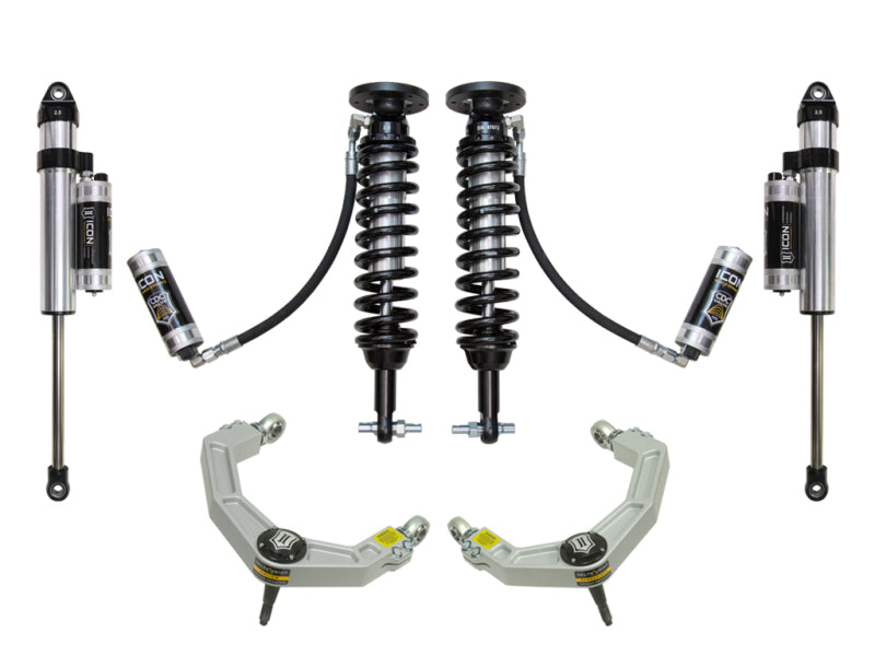 ICON 1.75-2.63in Stage 5 Billet UCA Suspension System for 2014 Ford F-150 2WD - K93075