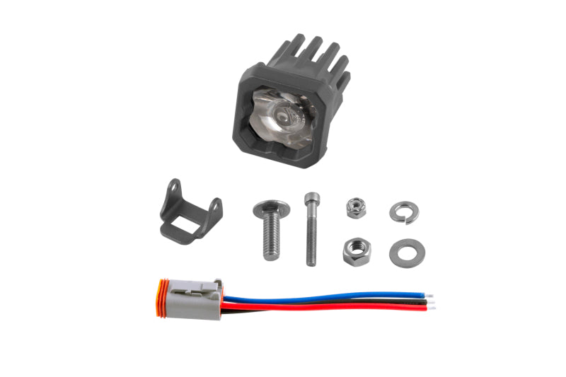 Diode Dynamics Stage Series C1 LED Pod Pro - White Wide Standard RBL Each Diode Dynamics