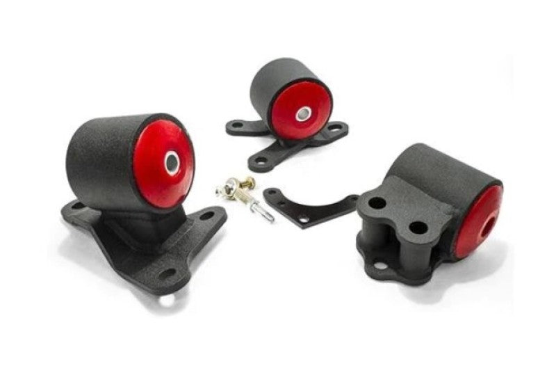 Innovative 92-95 Civic B/D Series Silver Aluminum Mounts Solid Bushings (3 Bolt)