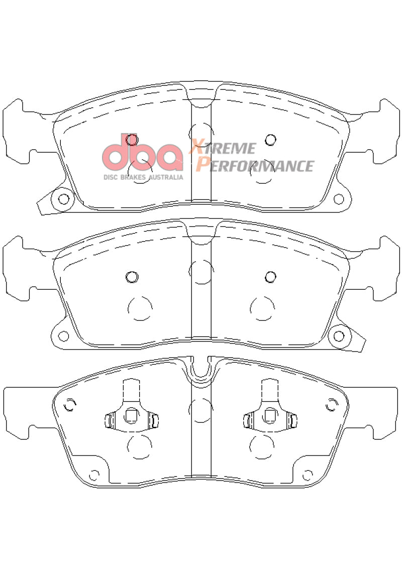 DBA Extreme Performance Front Brake Pads - DB2216XP DBA