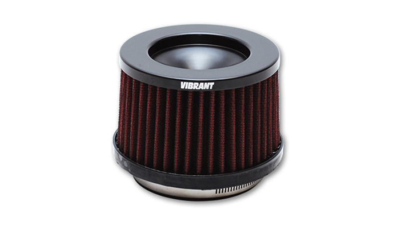 Vibrant The Classic Perf Air Filter 4.75in O.D. Cone x 3-5/8in Tall x 5in inlet I.D. Turbo Outlets - eliteracefab.com