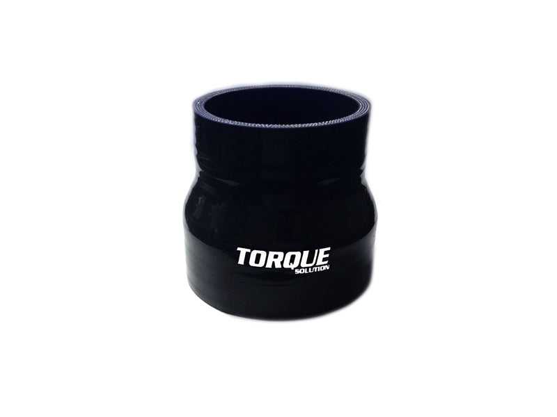 Torque Solution Transition Silicone Coupler for 2" to 3" Black Universal - TS-CPLR-T23BK