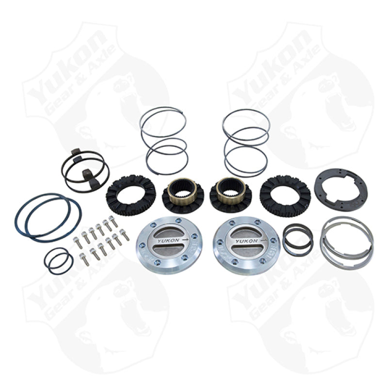 Yukon Hardcore Locking Hub Set for 94-99 Dodge Dana 60 w/Spin Free Kit Yukon Gear & Axle