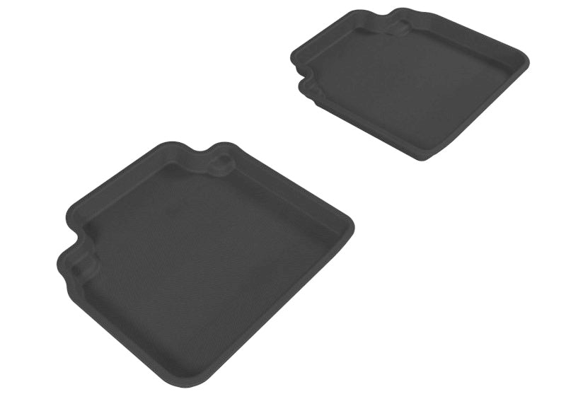 3D MAXpider L1HD00821509 2008-2012 Honda Accord Kagu 2nd Row Floormats - Black