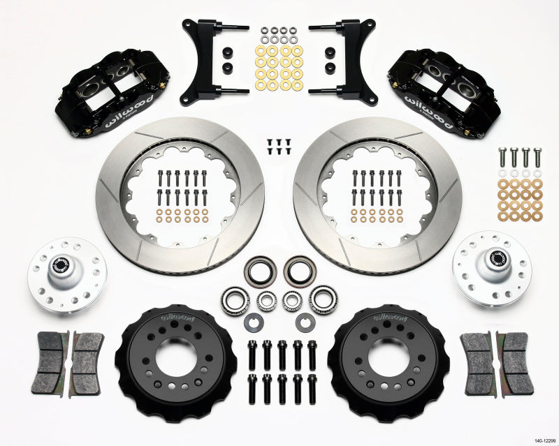 Wilwood Narrow Superlite 6R Front Hub Kit 14.00in 79-87 GM G Body Wilwood