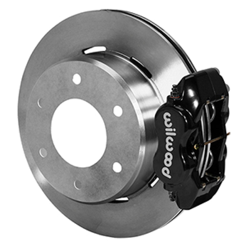 Wilwood 63-87 C10/C15 Dynalite FDLI Black Calipers 12.19in x .81in Rotors 6-Lug Rear Disc Brake Kit Wilwood
