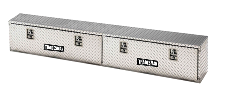 Tradesman Aluminum Top Mount L-Wing Box (72in.) - Brite Tradesman