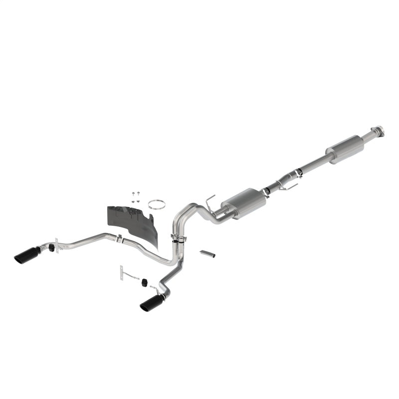 Ford Racing 21-24 F-150 Sport Rear Exit Exhaust - Black Tips Ford Racing