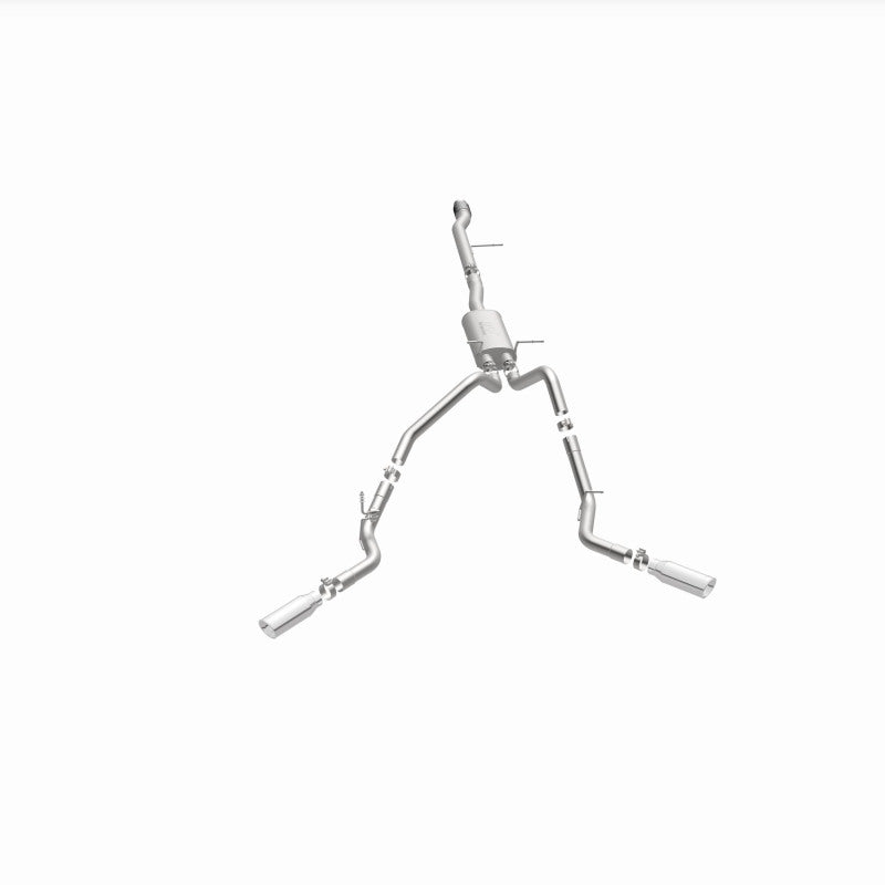 Magnaflow 14 Chev Silverado V8 5.3L CC/EC Cab Dual Split Behind Rear Tires Exit SS Cat Back Perf Exh Magnaflow